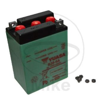 Motorradbatterie, Yuasa, Std., B38-6A