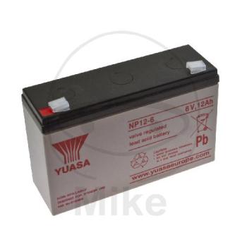Gerätebatterie, Yuasa, NP 12-6