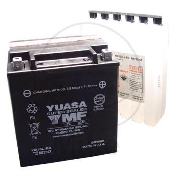 Motorradbatterie, Yuasa, wartungsfrei, YIX30L-BS