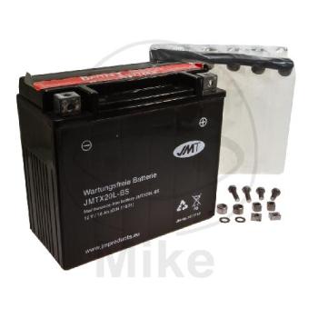 Motorradbatterie, JMT, wartungsfrei, YTX20L-BS