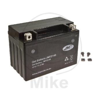 Motorradbatterie, JMT, Gelbatterie, YTZ14S