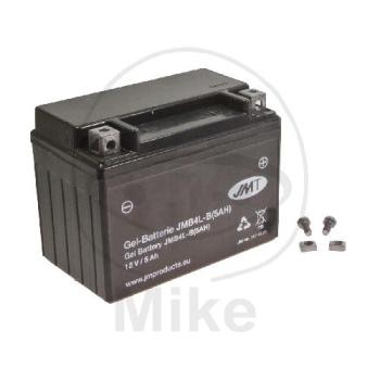 Motorradbatterie, JMT, Gelbatterie, YB4L-B 5A