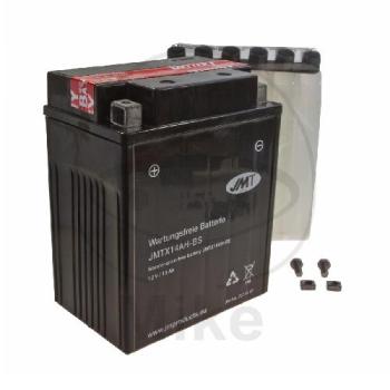 Motorradbatterie, JMT, wartungsfrei, YTX14AH-BS