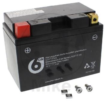 Motorradbatterie, 6ON, wartungsfrei, YTZ14S