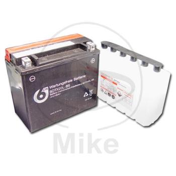 Motorradbatterie, 6ON, wartungsfrei, YTX20L-BS