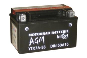 Bike Power Batterie CTX 7A-BS, wartungsfrei, mit Säurepack