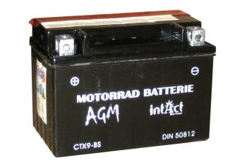 Bike Power Batterie CTX 9-BS, wartungsfrei, mit Säurepack