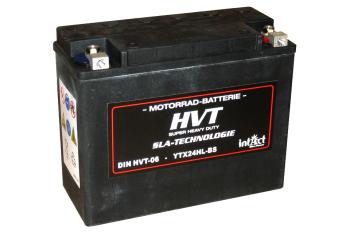 Bike Power Batterie HVT YTX24HL-BS, gefüllt und geladen