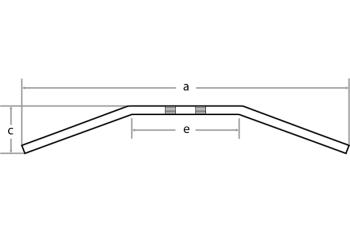 Drag Bar Large, 7/8 Zoll, 92cm