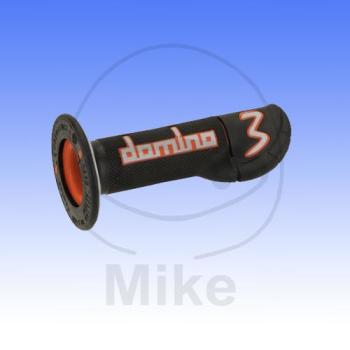 Griffgummi, orange/schwarz/grau, Ø 22 mm, Länge: 118 mm, geschlossen