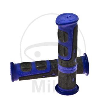 Griffgummi, schwarz/blau ATV, Ø 22 mm, Länge: 125 mm, geschlossen