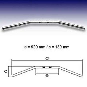 Drag Bar Large, 1 Zoll, B:92cm,4 Loch