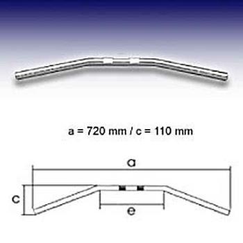 Drag Bar Small, 7/8 Zoll, B:72cm