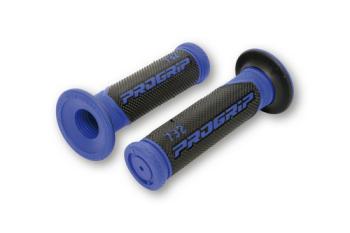 Superbike Grip 732 Two Colors Blue-Black Closed End