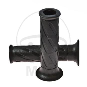 Griffgummi, schwarz, Ø 22 mm, Länge: 124/118 mm, offen