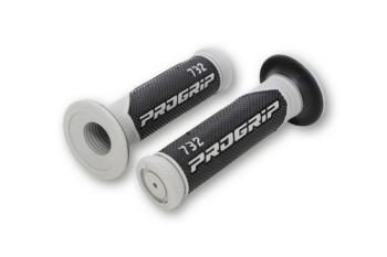 Superbike Grip 732 Two Colors Grey-Black Closed End