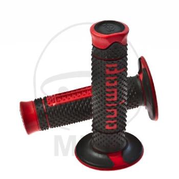 Griffgummi, schwarz/rot, Ø 22 mm, Länge: 120 mm, geschlossen