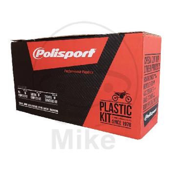 Polisport, kp. Kit, Verkleidungsteile, gelb fluoreszierend