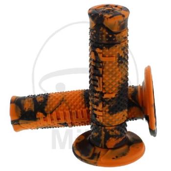 Griffgummi, orange/schwarz, Ø 22 mm, Länge: 118 mm, geschlossen