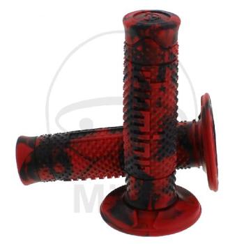 Griffgummi, rot/schwarz, Ø 22 mm, Länge: 118 mm, geschlossen