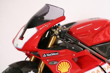 Spoilerscheibe, Ducati 748/916/996, rauchgrau