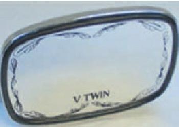 Cruiser-Spiegel, höhenverstellbar links oder rechts, 10 mm Gewinde, V-TWIN (Harley)