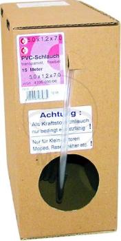 PVC Schlauch, transparent, 8,0 mm  Pack., 15 m