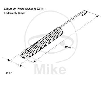 Feder, für Hauptständer