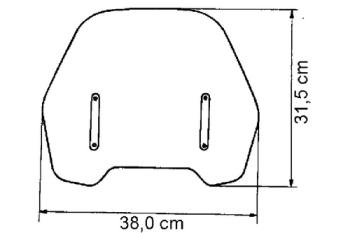 Roadshield RO, klar, universal, ohne Haltersatz