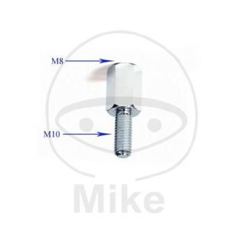 Spiegeladapter, M10X1,25 rechts zu M8 rechts