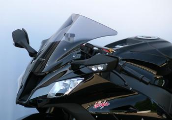 Verkleidungsscheibe, Kawasaki ZX 10 R, 11-, schwarz, Originalform