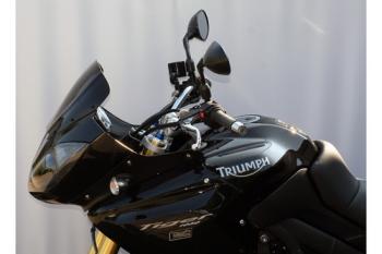 Verkleidungsscheibe, Triumph Tiger 1050, 06-15, schwarz