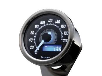 Tachometer, elektrisch, chrom, Ø 60 mm, Daytona