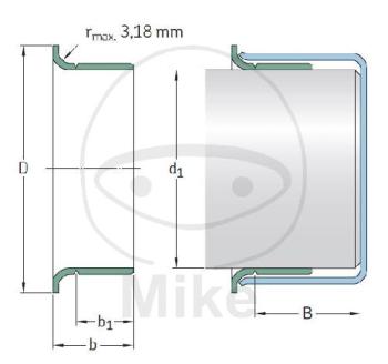 Rep,- Hülse, 34,82-34,98, Speedi Sleeve,  12,70 breit