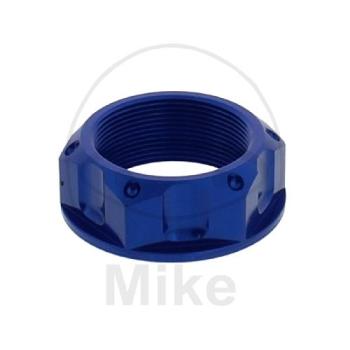 Lenkkopfmutter, Pro Bolt, M28X1,00, Alu blau