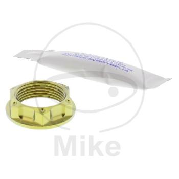 Achsmutter, Pro Bolt, M25X1,50 30 mm  Titan gold