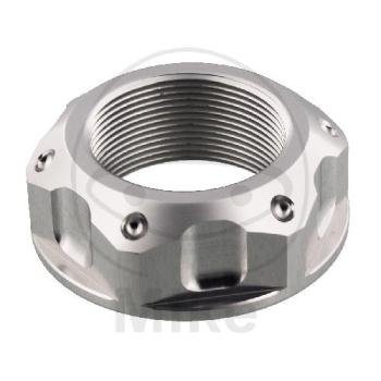 Lenkkopfmutter, Pro Bolt, M25X1,00, Alu silber