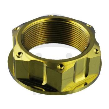 Lenkkopfmutter, Pro Bolt, M28X1,00, Titan gold