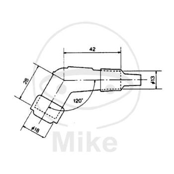 Zündkerzenstecker,  YD05F, schwarz, NGK