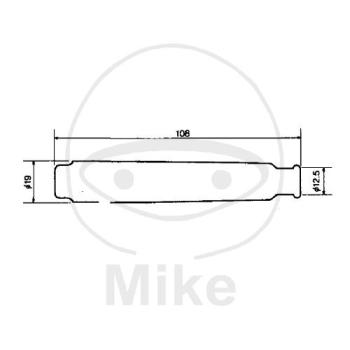 Zündkerzenstecker,  SD05FM-R, rot, NGK