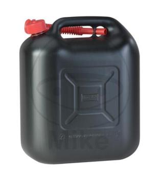 Kraftstoffkanister, schwarz 20 Liter, UN-Zulassung HD-PE