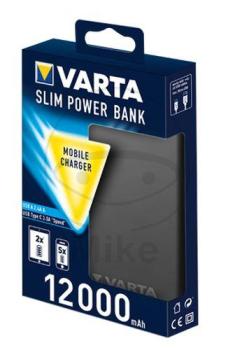 Powerbank Slim 12.000 mAh, Varta