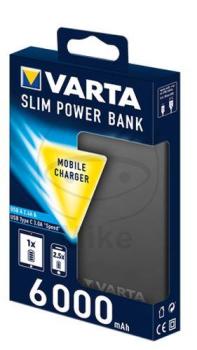 Powerbank Slim 6.000 mAh, Varta