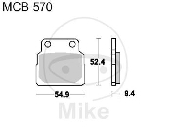 Bremsklötze, Standard, TRW, altern. 7375132