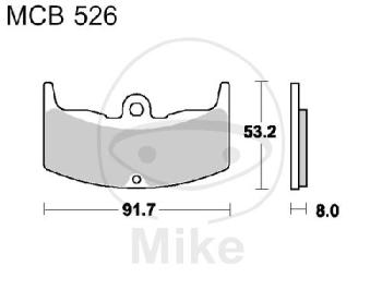 Bremsklötze, Standard, TRW, altern. 7328263