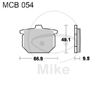 Bremsklötze, Standard, TRW, altern. 7326127