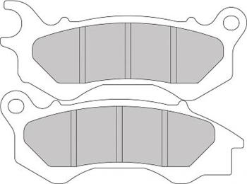 Disc brake pad FDB 2256 EF