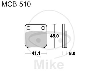 Bremsklötze, Standard, TRW, altern. 7326432