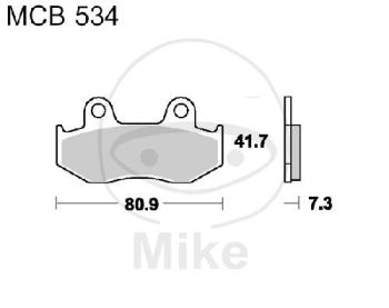 Bremsklötze, Standard, TRW, altern. 7326978