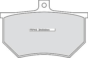 Disc brake pad FRP 410 P